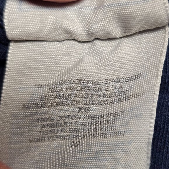 Vintage 1995 90s Grunge Experience T Tee Shirt Long Sleeve Made in USA Blue COOL - Picture 6 of 15